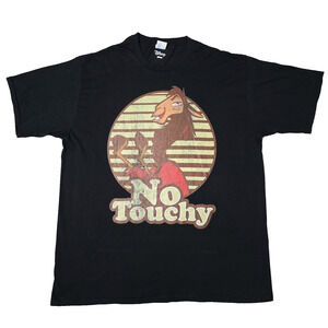 Disney The Emperor's New Groove Kuzco Llama Black T-Shirt 2XL